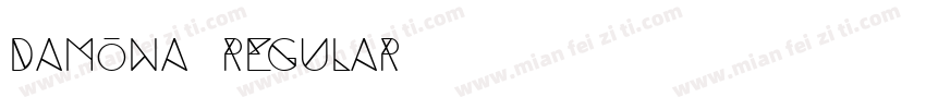 Damona Regular字体转换